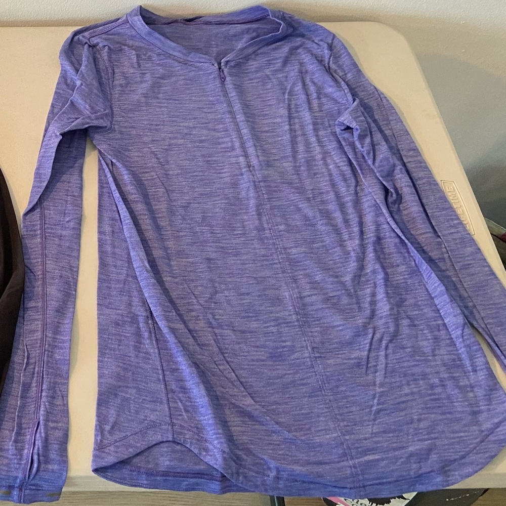 Lululemon Purple Long Sleeve Top